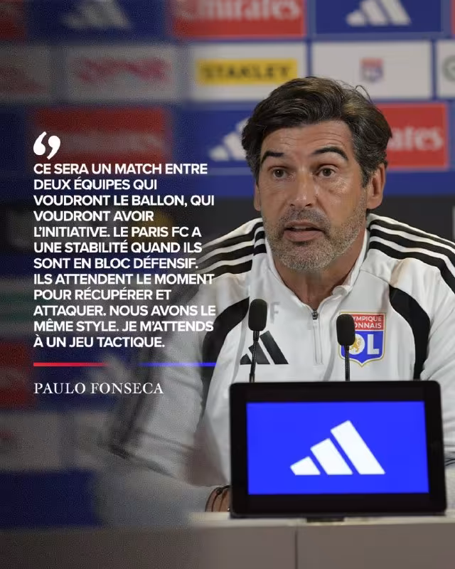 Paulo Fonseka: «Parij» bilan taktik o'yin kutmoqdaman