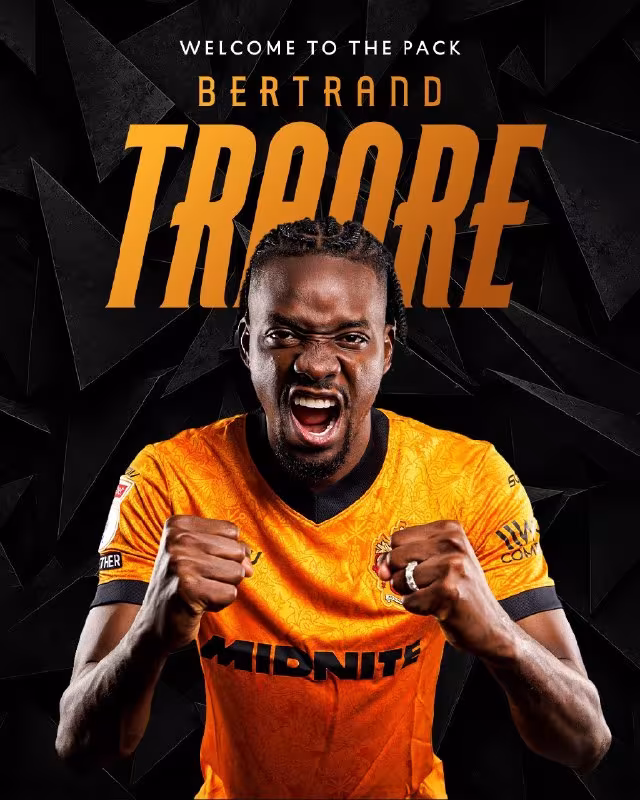 Bertran Traore «Vulverxempton» bilan shartnoma imzolamoqda
