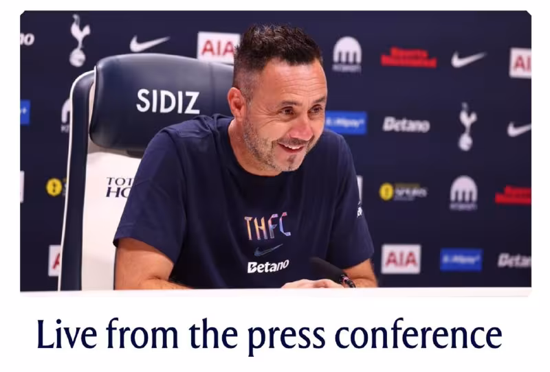 Roberto De Zerbi «Tottenxem»dagi o'zgarishlar va jamoa holati haqida