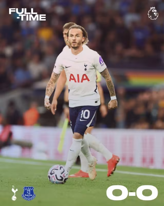 Tottenham tarixda ilk bor mavsumning dastlabki to'rtta o'yinida gol ura olmadi