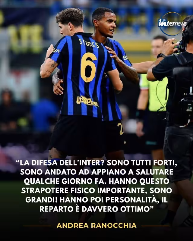 Andrea Ranokkiya «Inter» himoyachilari haqida fikr bildirdi
