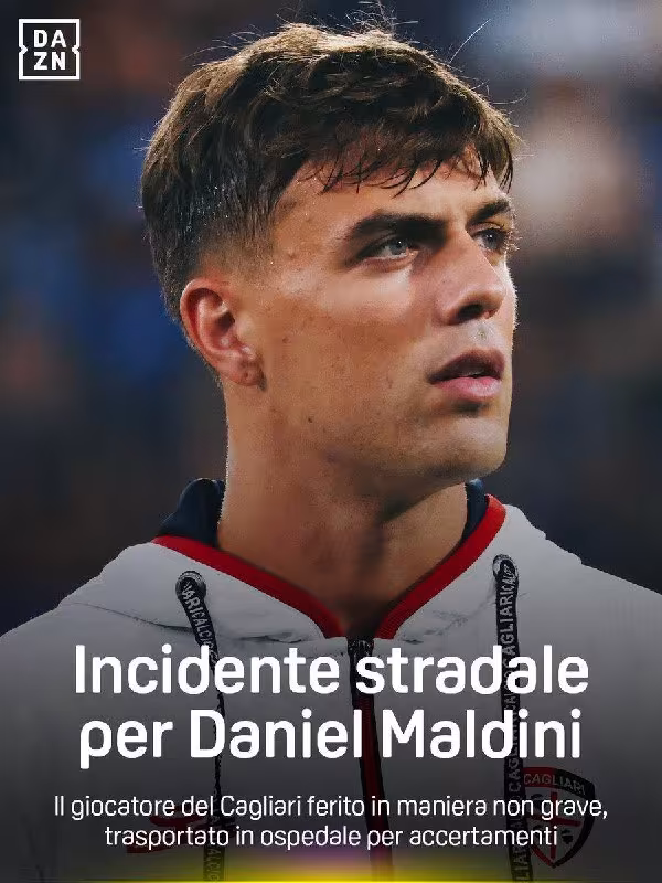 Daniel Maldini avtohalokatga uchradi