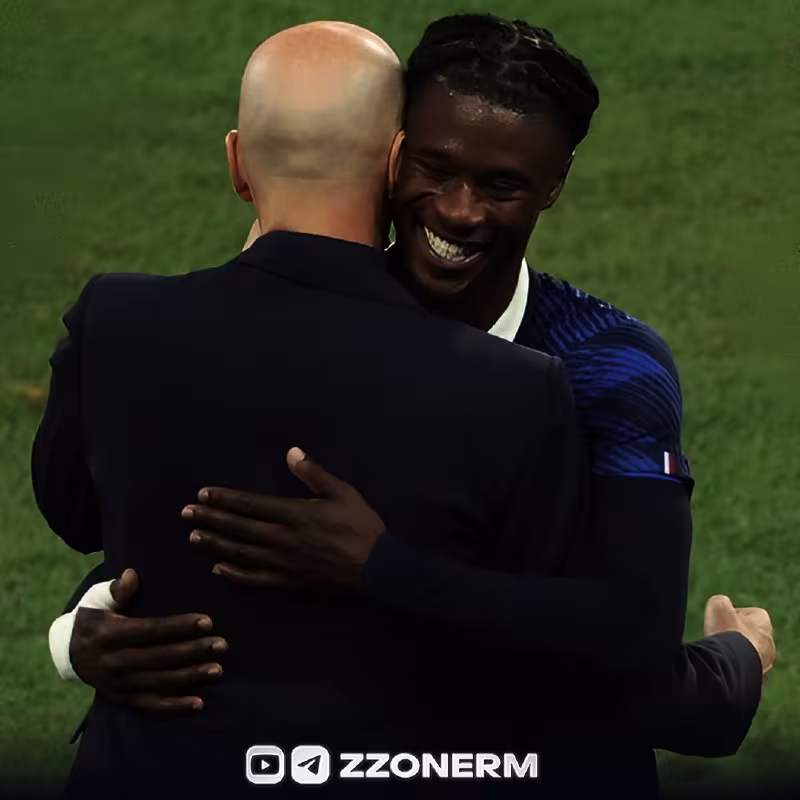 Zidan Kamavinganing o'yinidan hayratda