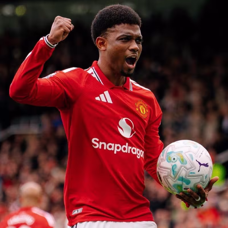 Amad Diallo «Tottenxem»ga qarshi o'yinda qaydnomaga kiritilishi mumkin