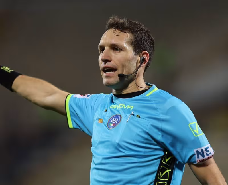 Juventus - Kalyari uchrashuvini Matteo Marchenaro boshqarib boradi