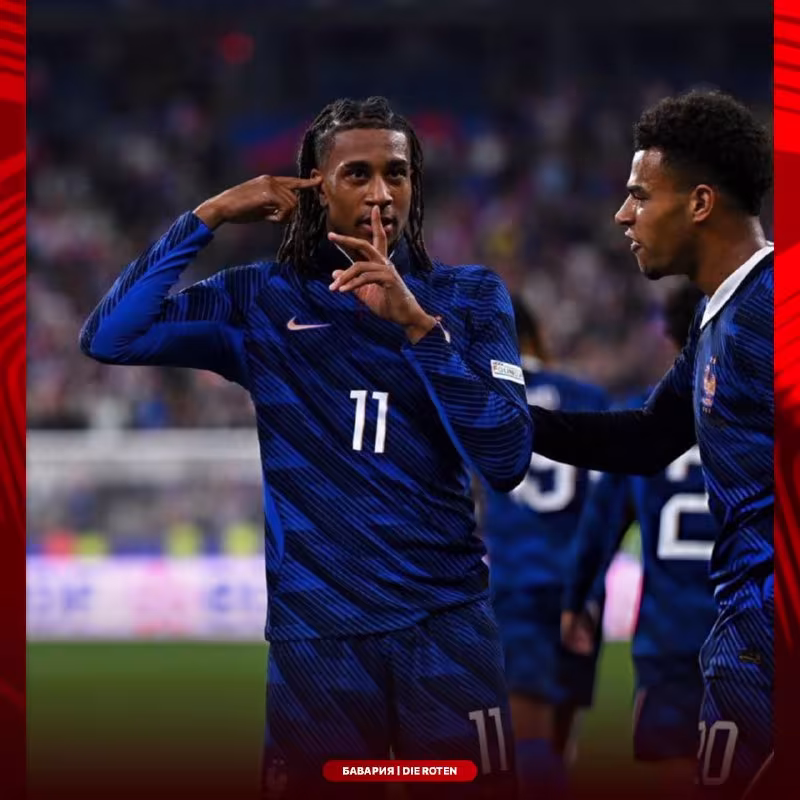 Maykl Olise Belgiya bilan o'yinda eng yaxshi futbolchi deb topildi