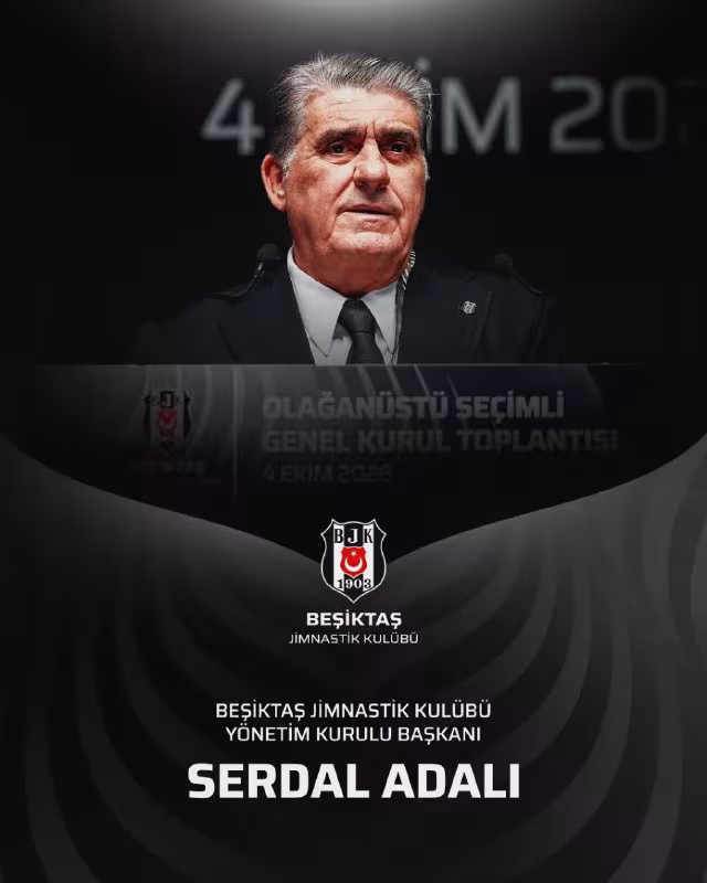 Serdal Adali "Beshiktosh" prezidenti etib qayta saylandi