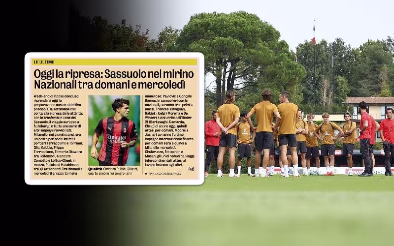 Milan mashg'ulotlarga qaytdi