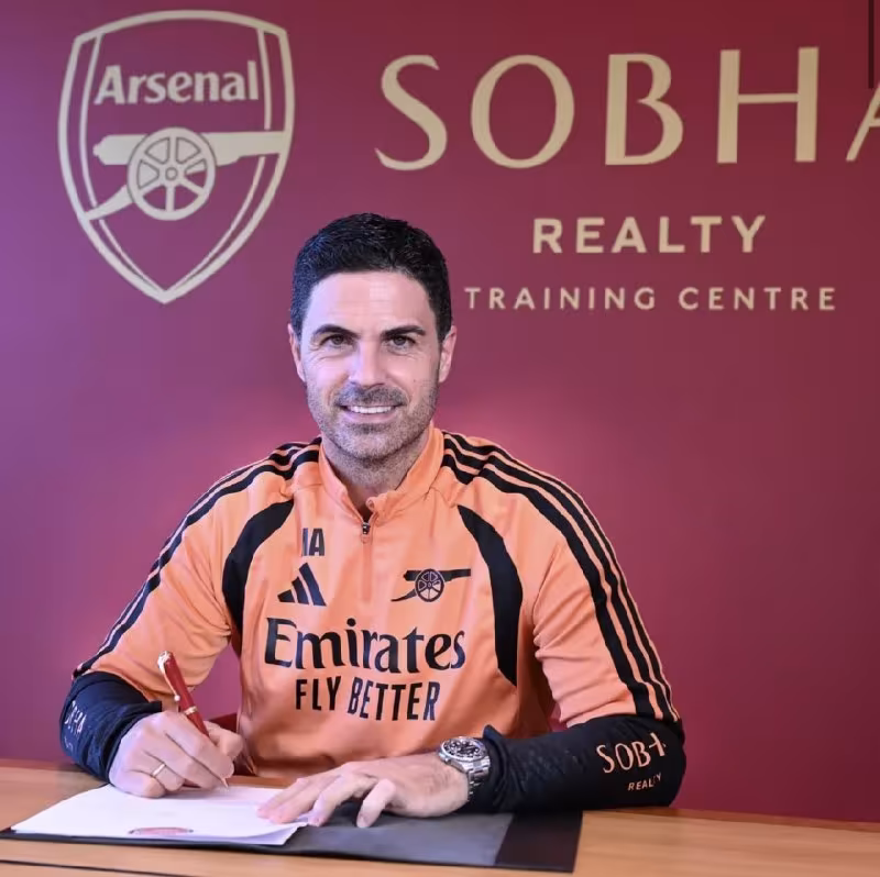 Mikel Arteta Arsenal bilan shartnomasini uzaytirdi
