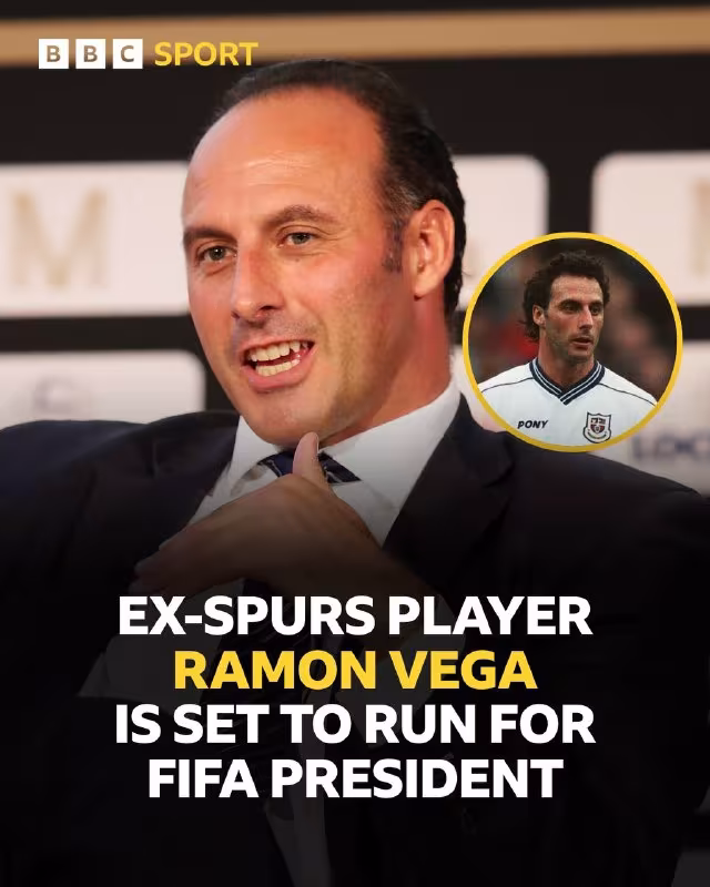 Ramon Vega FIFA prezidentligi uchun nomzodini qo'ymoqda