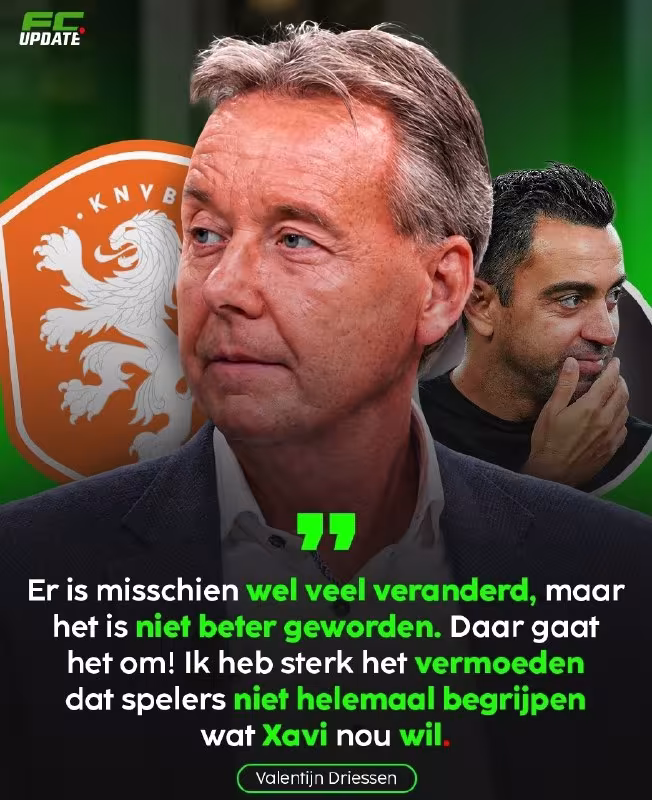 Valenteyn Drissen Niderlandiya terma jamoasi haqida fikr bildirdi
