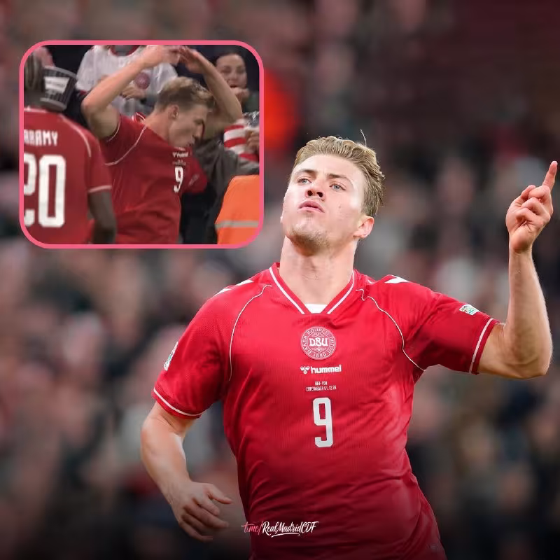Rasmus Xoylund Portugaliya darvozasiga gol urdi