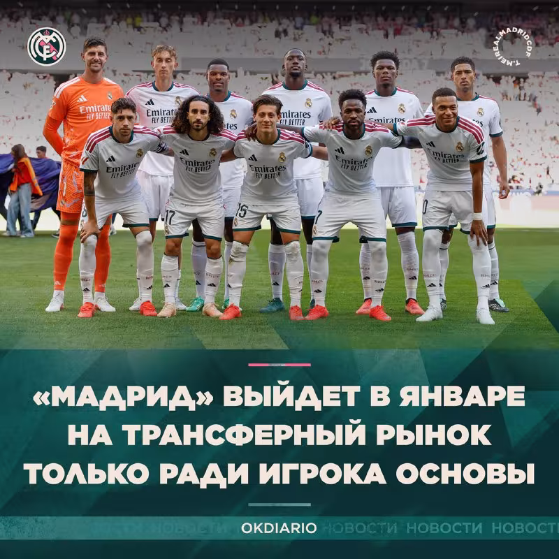 Real Madrid yangi transferlar borasida o'z pozitsiyasini ma'lum qildi