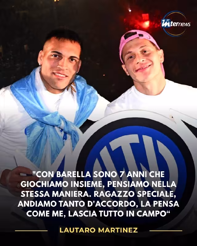 Lautaro Martines: Barella bilan 7 yildan buyon birga o'ynaymiz