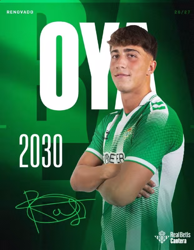 Rafa Oya Real Betis bilan shartnomani uzaytirdi